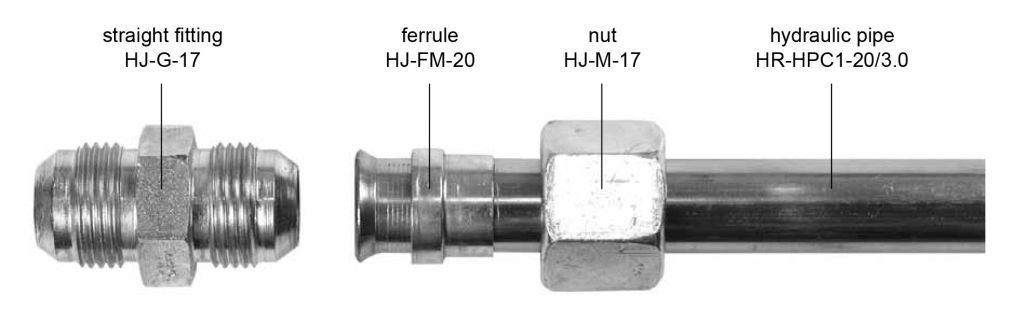 Jak skompletować połącznie złączki JIC z hydrauliczną rurą bezszwową 