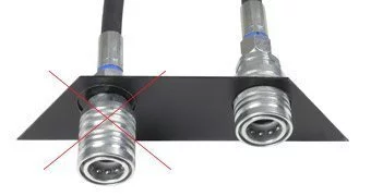 hydraulische Schnellkupplung mit „Push-pull“-Mechanismus