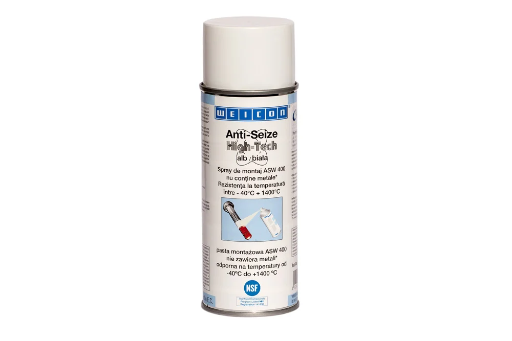 WEICON Anti-Seize Hochleistungs-Montagepaste, Spray 400 ml