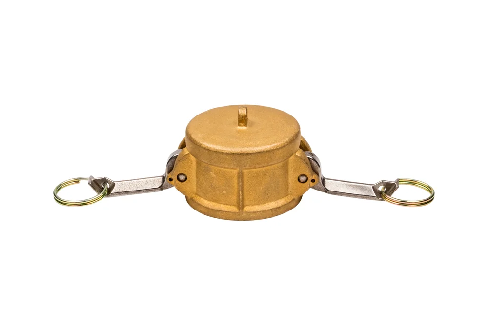 Verschlusskappe für CAMLOCK-Stecker DC, Messing