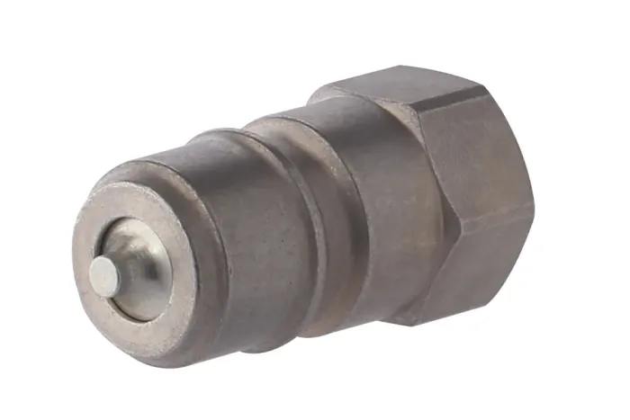 Hydraulische Schnellkupplung Aus Edelstahl – Weiß Verzinkt, Mit Ventil, Größen G1/4 Bis G1, Für Agrartechnik & Industrie