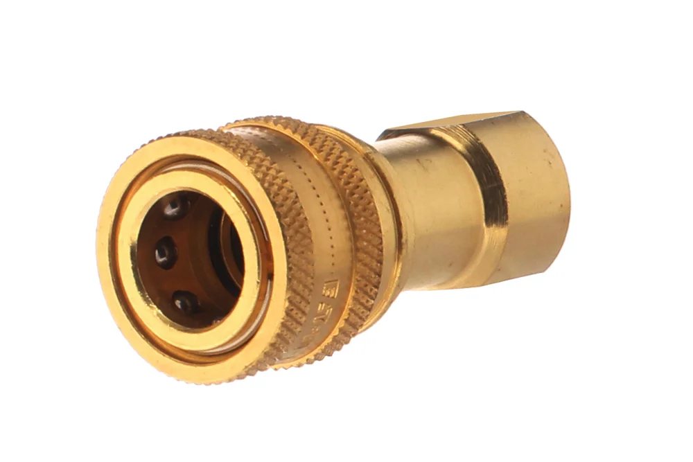 Buchse der Schnellkupplung ISO-B mit Innengewinde (1/8" ÷ 1") aus Messing, HANSEN, Typ HK