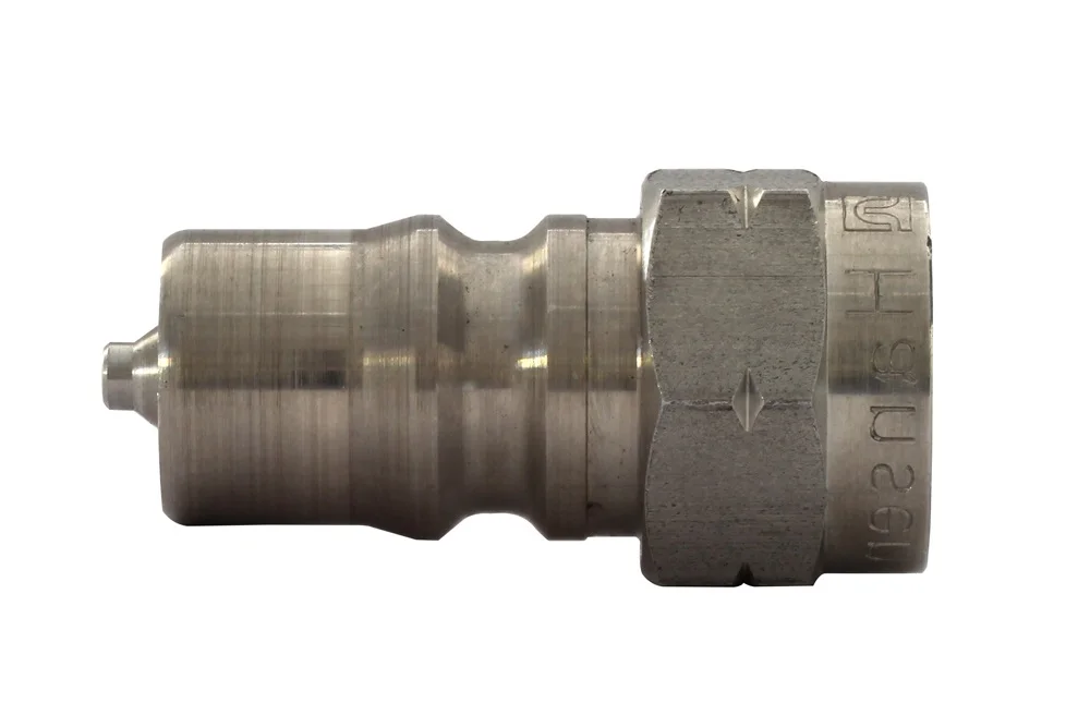 Stecker der Schnellkupplung ISO-B mit Innengewinde NPT, BSP (1/8" ÷ 1") aus Edelstahl, HANSEN, Typ HK