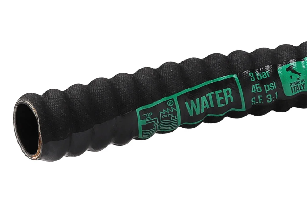 Flexibler Gummi-Saug- und Druckschlauch für Wasser und Abwasser, AMBURGO