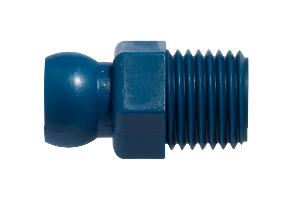 Kühlmittelanschluss mit Außengewinde BSPT, System 1/2", LOC-LINE®