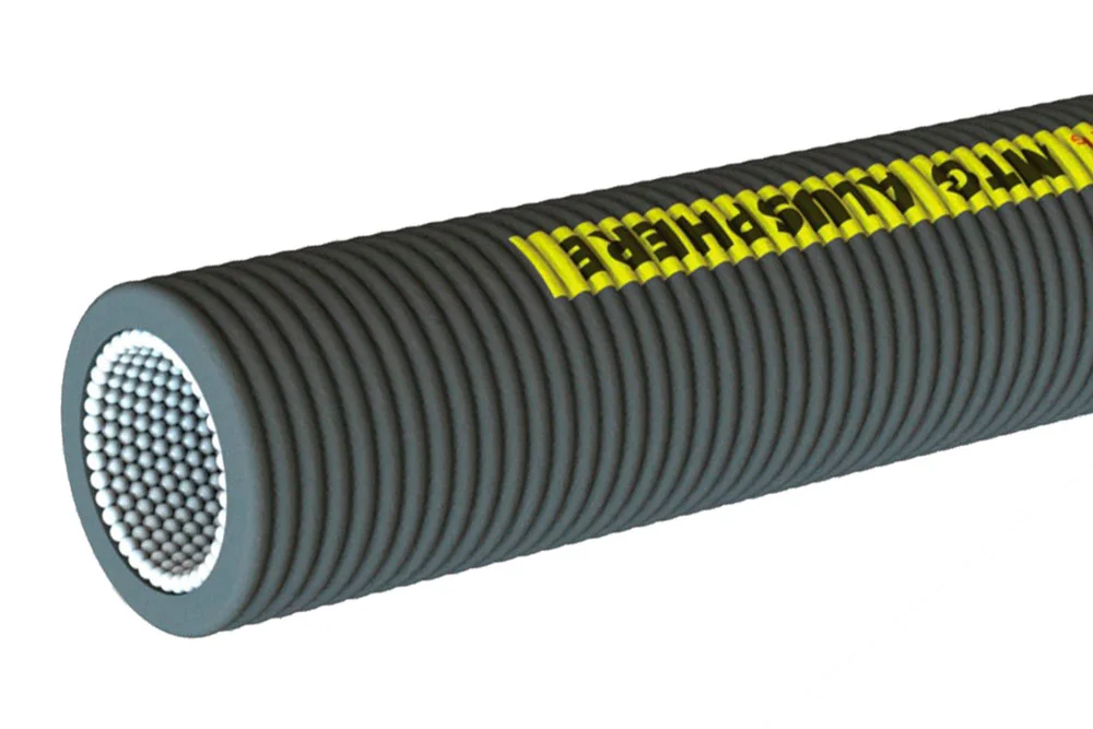 Saug- und Druckschlauch für den Transport von trockenem Zement, Kohle, Mineralien, Stahlkies ALUSPHERE SPO 10 SF®
