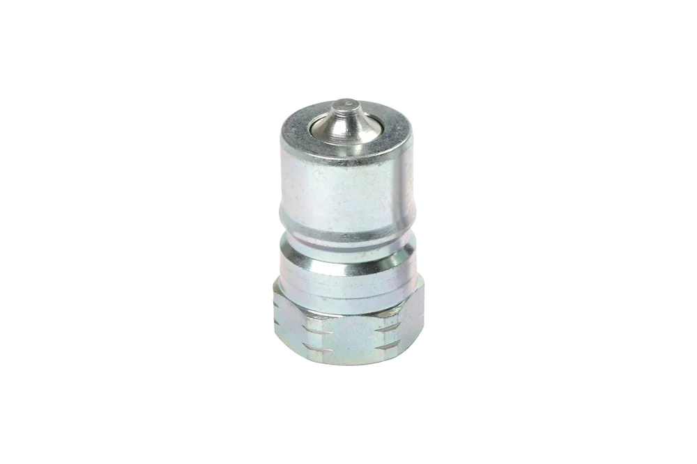 Winkelstecker mit Innengewinde (3/16" ÷ 1"), mit Ventil, verzinkter Stahl, PERFECTING