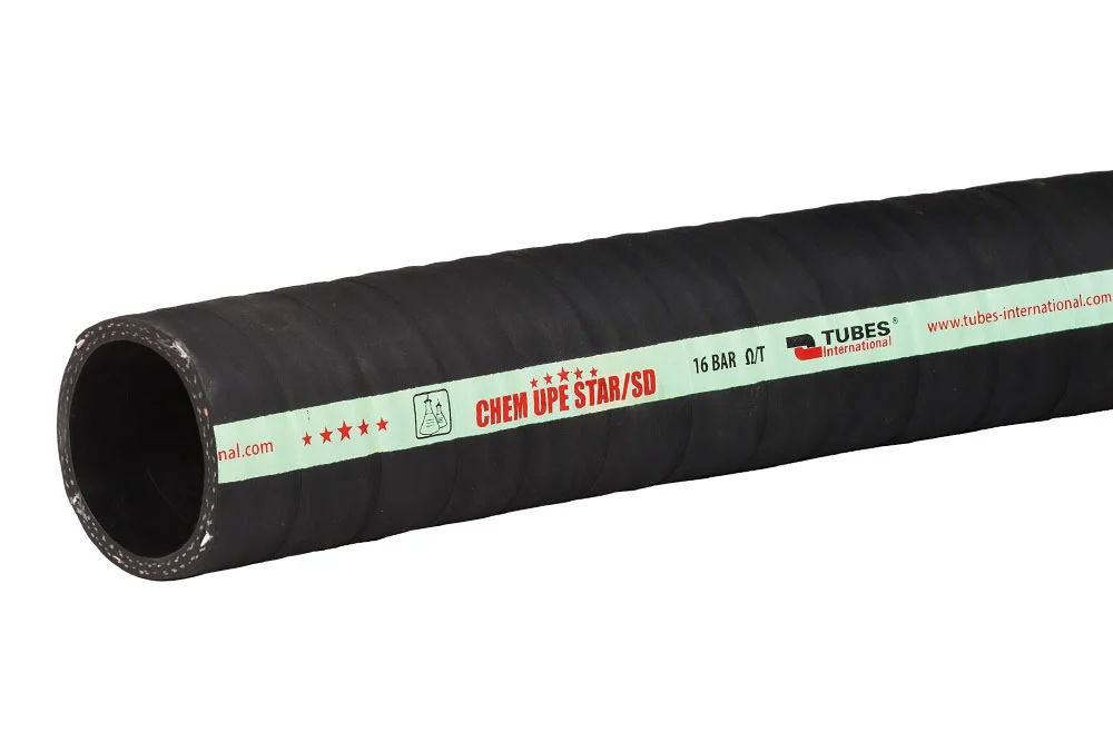 Saug- und Druckschlauch für den Transport von flüssigen Chemikalien CHEM STAR UPE/SD