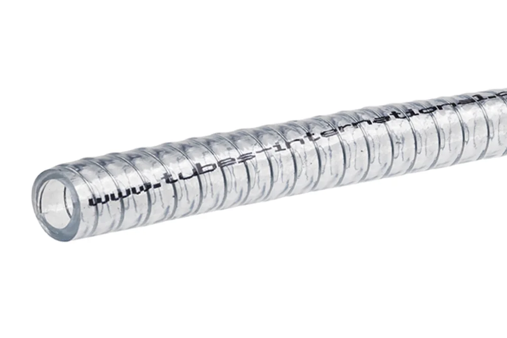 PVC-Schlauch für Lebensmittel, verstärkt mit einer Spirale aus Stahldraht, PVC STAR MS 2