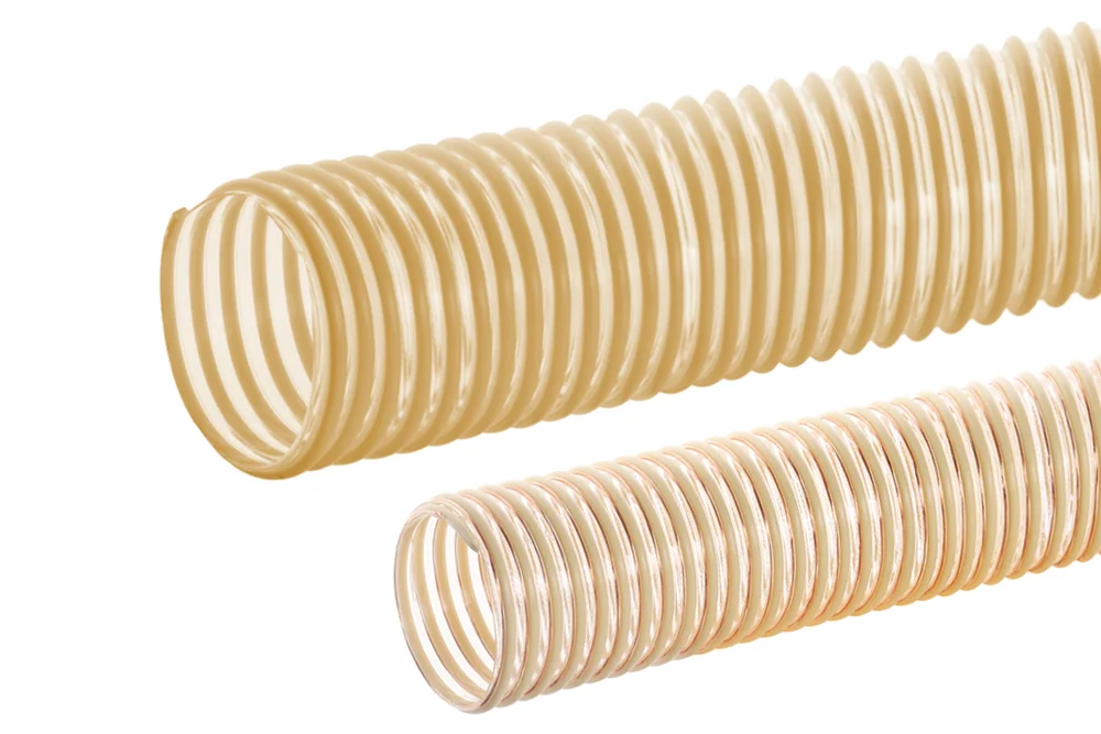 Schlauch für Absaugung und Förderung von abrasiven Materialien und trockenen Lebensmitteln WINDSTAR PU, WINDSTAR PUAS