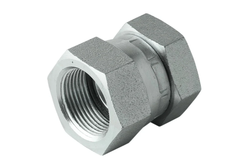Adapter - Blindstopfen JIS Komatsu mit metrischem Innengewinde, Kohlenstoffstahl, Typ A507