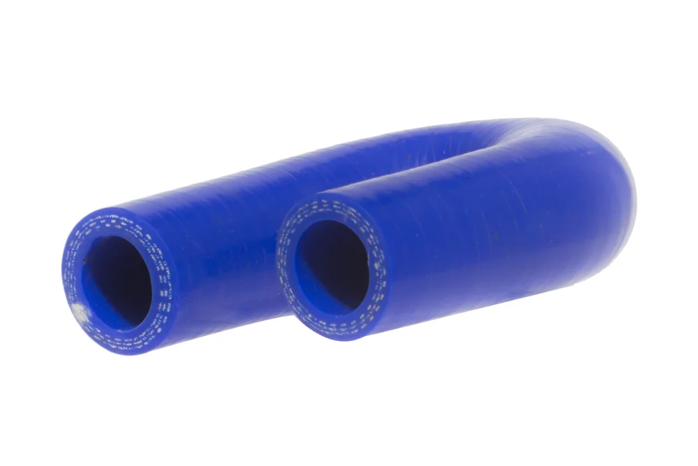 Silikonbogen 180° verstärkt mit Polyester, E180, blau